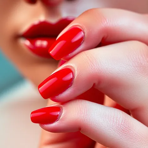 red nail