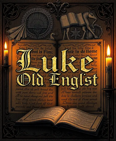 luke old english font