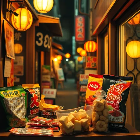 retro chinese snacks