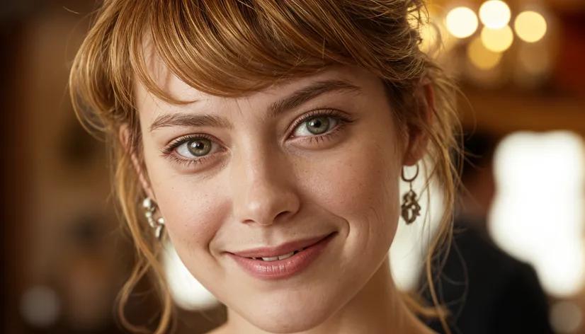 emma stone face refernce