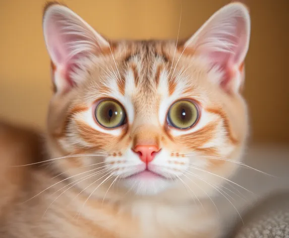 cat with big eyes