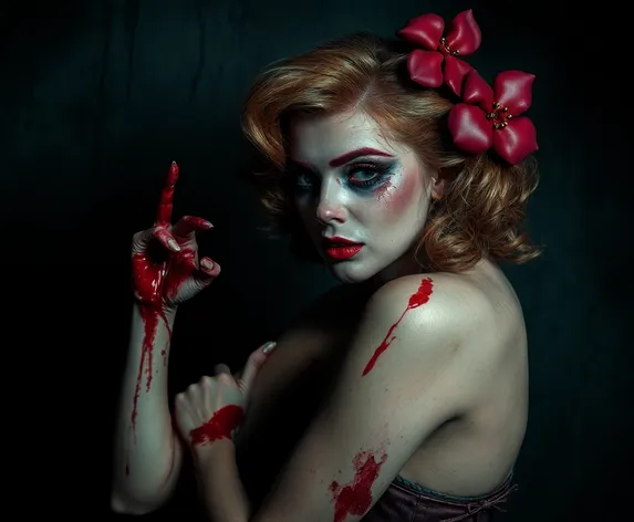 horror pin up