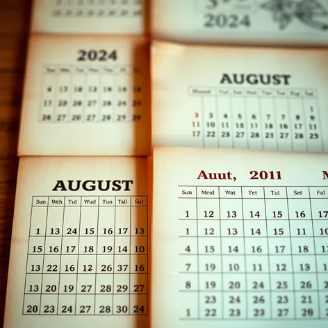 calendario agosto 2024