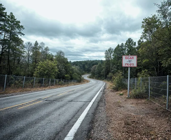 divided highway ends sign