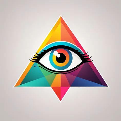 triangle colorful eye coaching