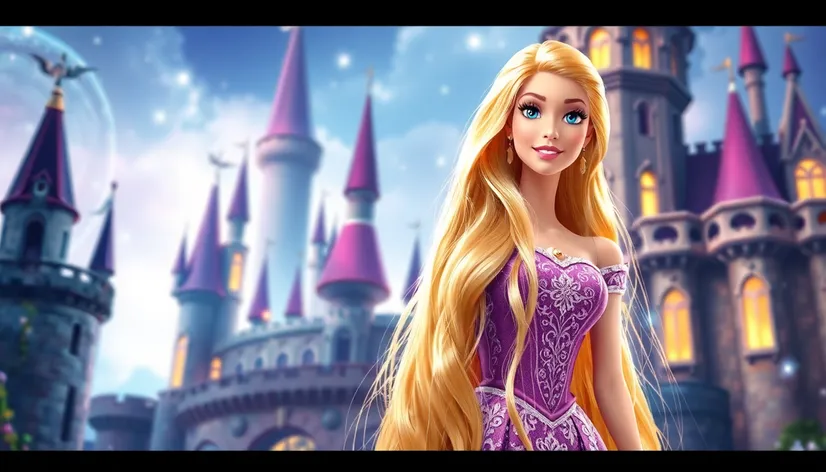 barbie as rapunzel doll