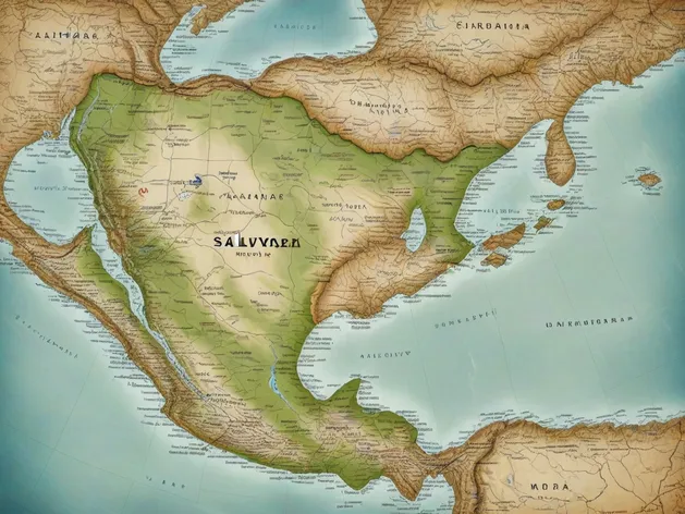 mapa de el salvador