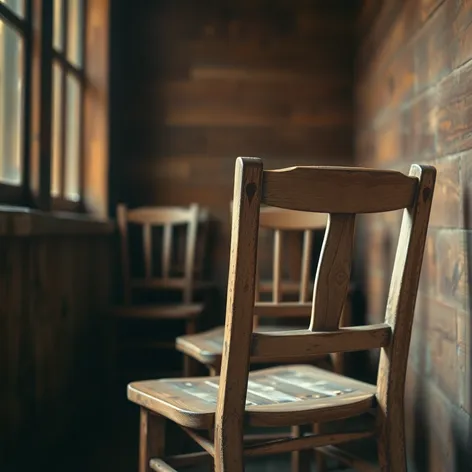 vintage wooden chairs