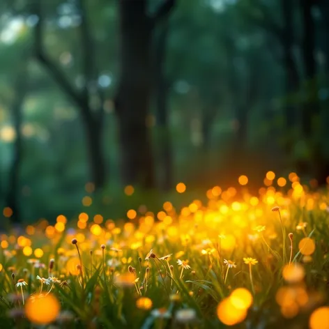 firefly meadow animated background