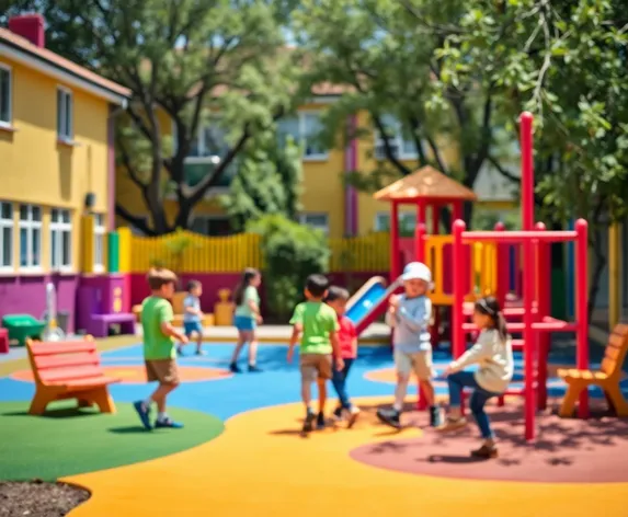 school yard school playground