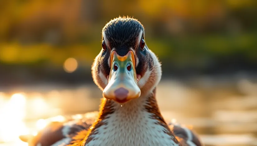 duck pout selfie