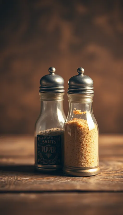 antique salt and pepper