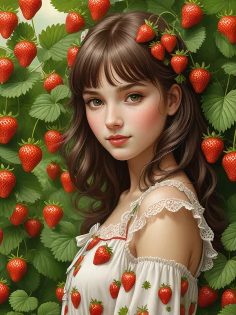 strawberry girl