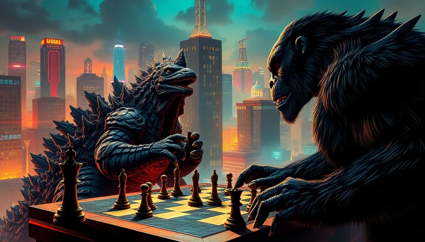 godzilla chess board