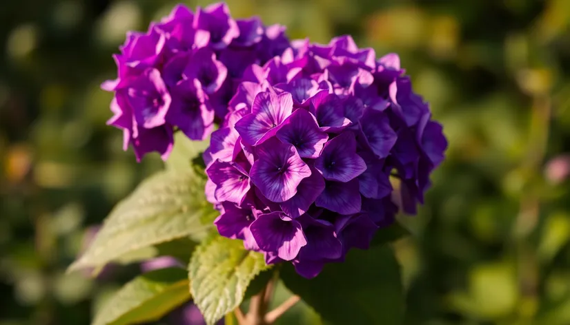 purple hydrangea