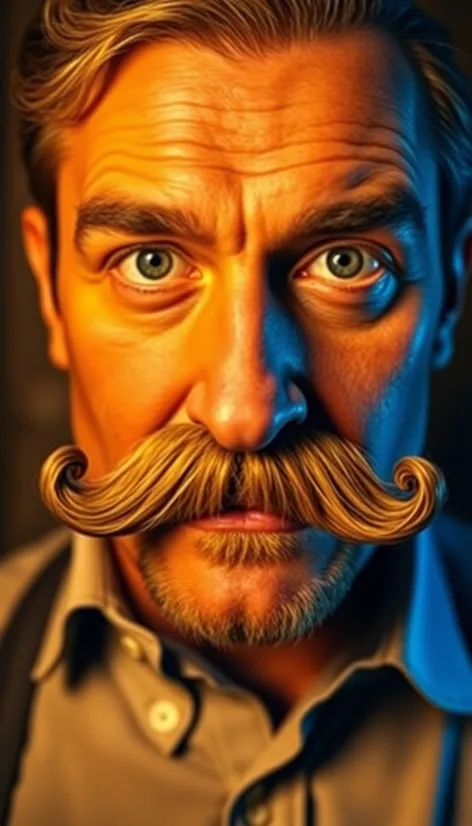 handlebar mustache photo