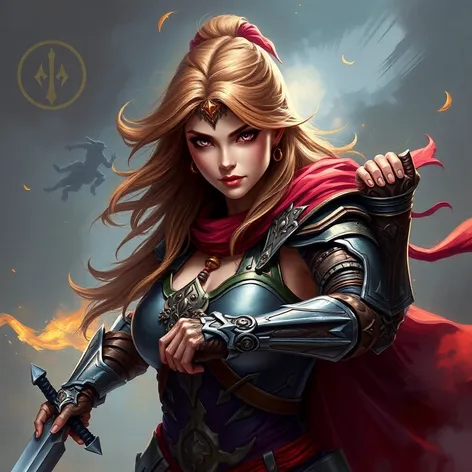 fantasy art warrior woman