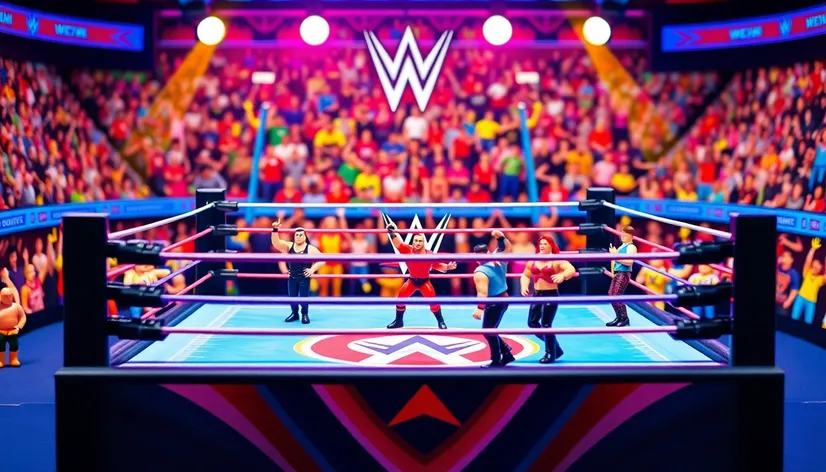 wwe toy stage