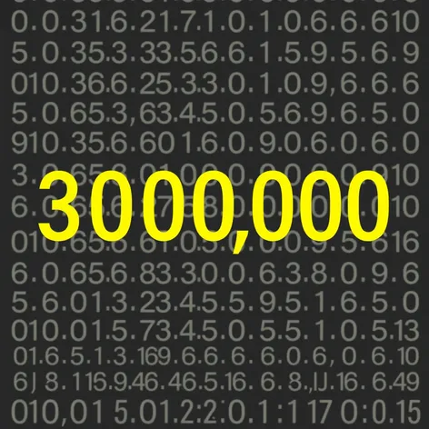 3000000 to scientific notation