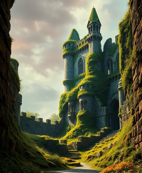 overgrown castle astetic