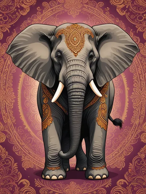 cartoon elephant