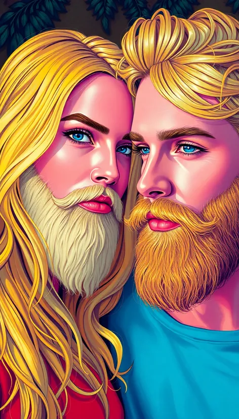 beards for blondes