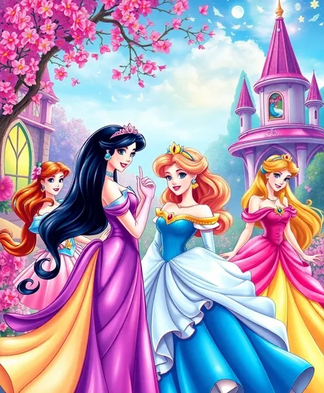 disney princess coloring book