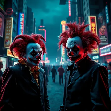 cyberpunk clowns