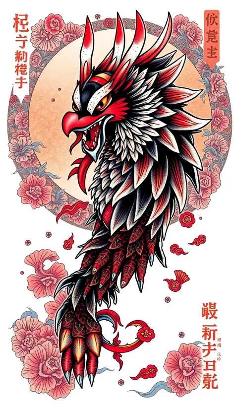 tengu tattoo half sleeve