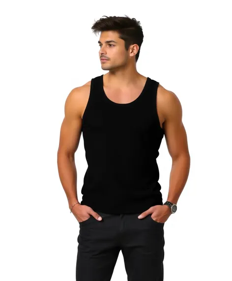 black tank top mens