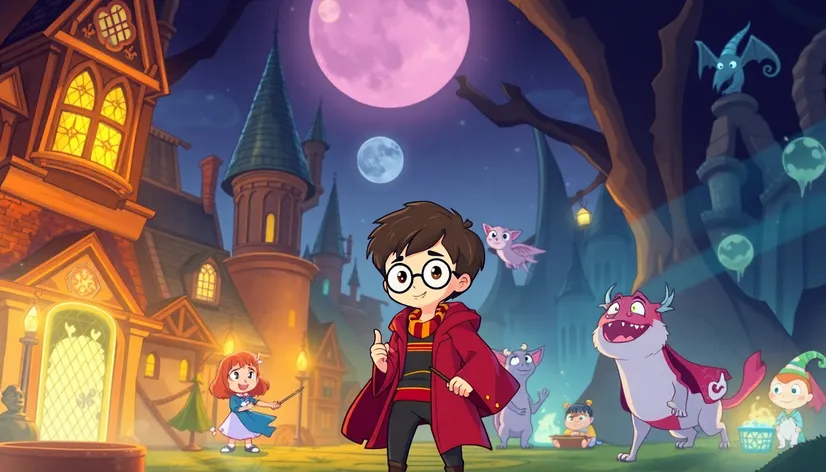 cartoon harry potter