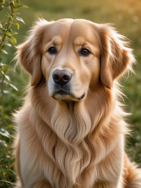 long hair golden retriever