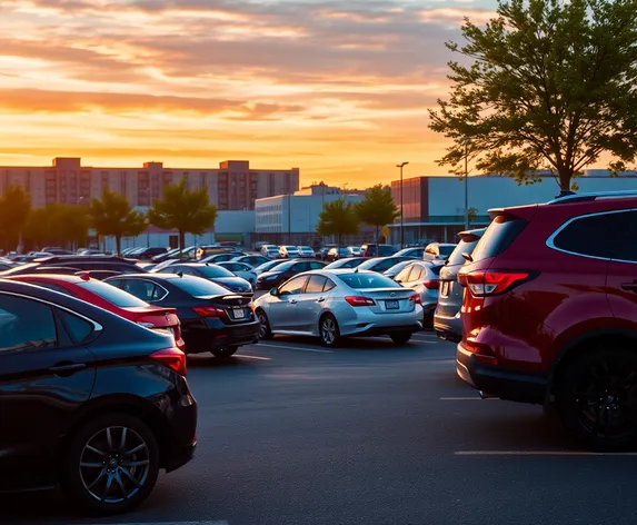 parking lot sky view