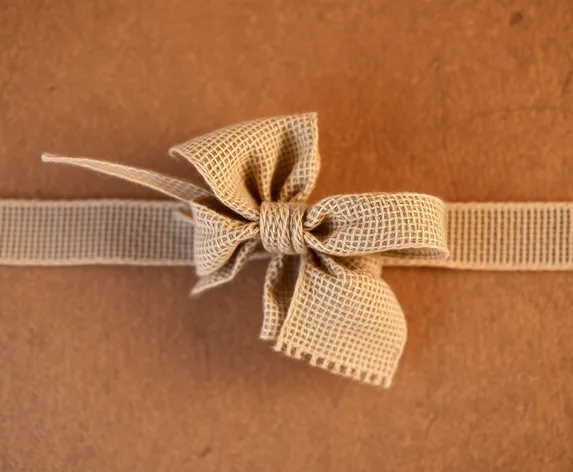 burlap ribbon