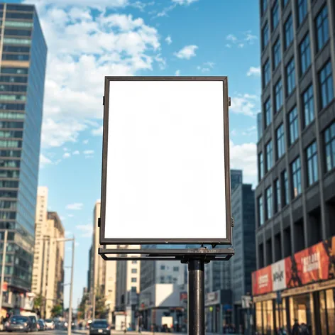 outdoor banner billboard mockup