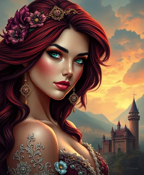 fantasy beautiful woman