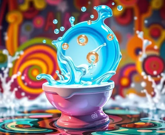 emoj toilet bowl swirls