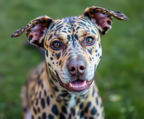 catahoula leopard and pitbull