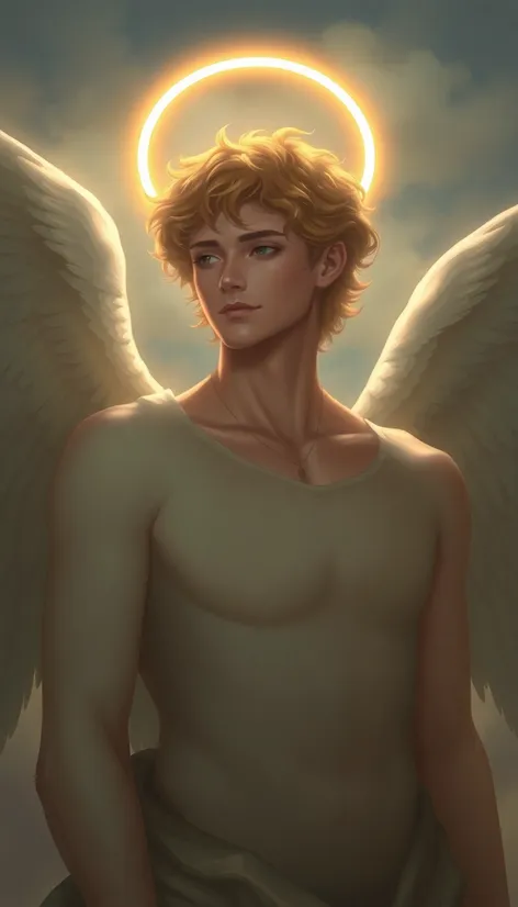 beautiful angel male