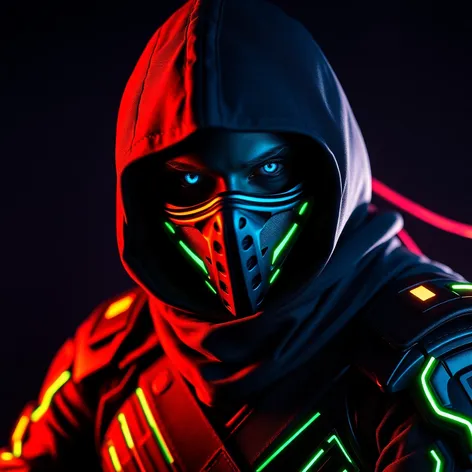 assassin futuristic ninja armor