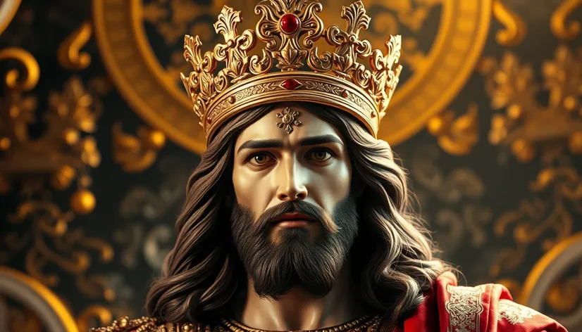 jesus with crown