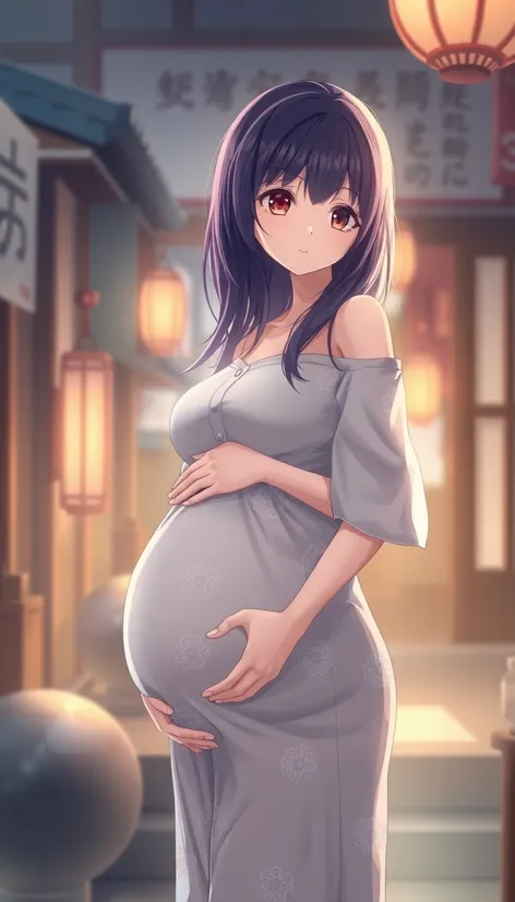 pregnant anime