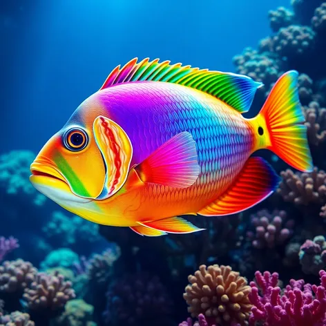 rainbow fighter fish