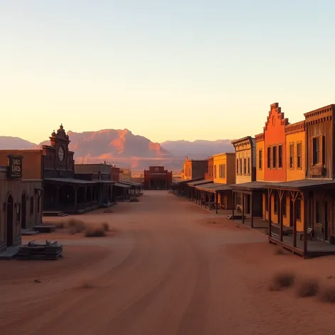 old west scene