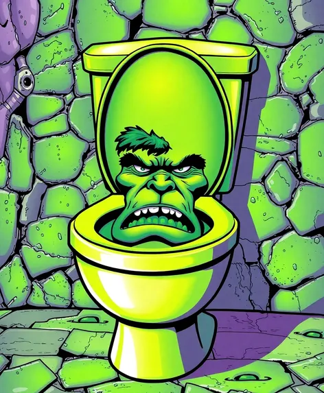 incredible hulk toilet