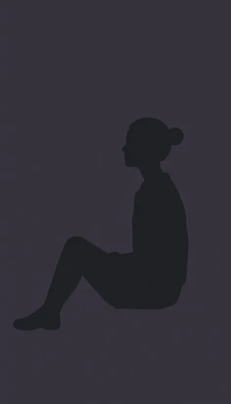 face sitting silhouette