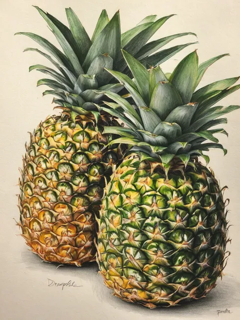 pineapple drawing