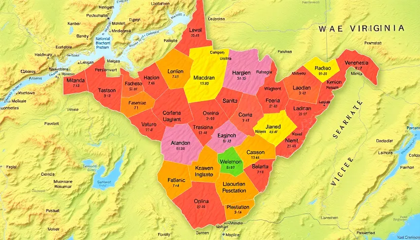 map of wv counties