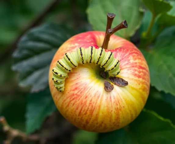 yellow necked caterpillar apple