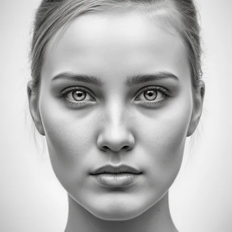 face drawing template